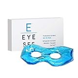 Eye See Professional Gel Eye Mask | Cold Under Eye Compress for Puffiness, Dark Circles, Clear Skin| Warm Heated Face Mask for Swelling, Redness | Spa-Quality Cool Deep Sleeping Mask