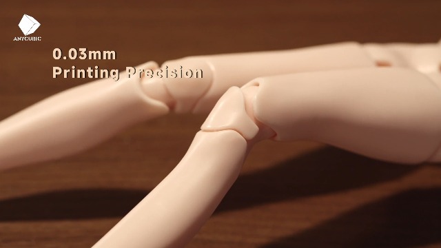Image of ANYCUBIC BJD Wear-Resistant 3D Printer Resin, Anti-Impact Flexible Joint 3D Resin for Ball-Jointed Dolls, Ideal Skin Tone for Action Figures & Dolls, Mia White, 1kg