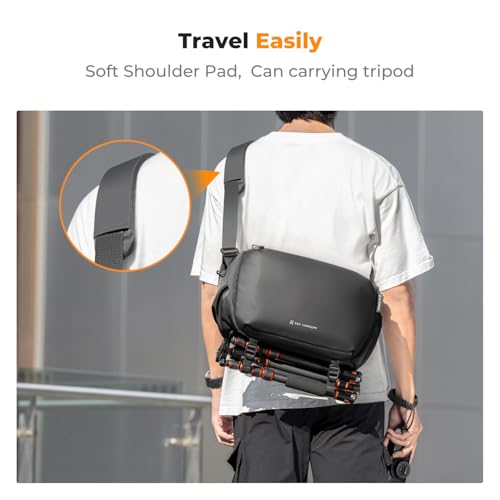 Image of K&F CONCEPT Camera Sling Bag Crossbody Bag Waterproof Camera Shoulder Backpack DSLR /SLR /Mirrorless Camera Case
