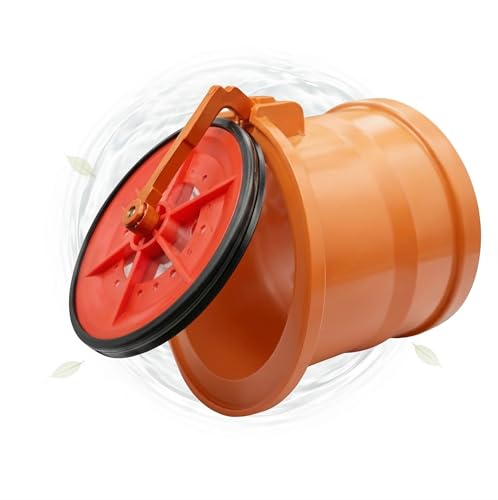 Clapet Anti-Retour Ø 100 mm, Stop Odeurs, Nuisibles (Rats) et Inondations, Clapet de Nez à Coller en PVC & INOX, Installation Facile, Haute Résistance & sans...
