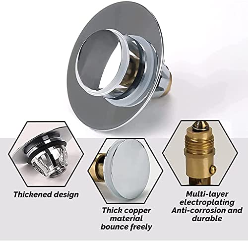 MaxAwe Tappo di scarico per lavandino, tappo di