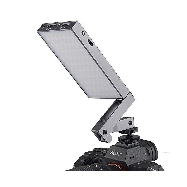 Godox M1 RGB LED-Videoleuchte, Vollfarbige Videolichter auf der Kamera mit Musikmodus, wiederaufladbares Licht im… – Bild 6