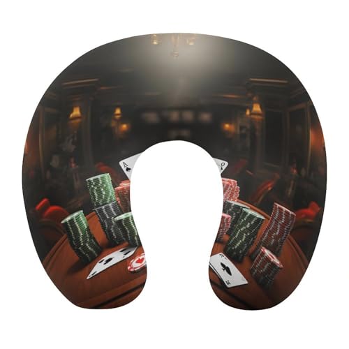 Almohada cervical de memoria para viaje y oficina miniatura 1