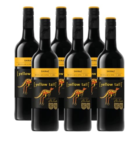 Yellow Tail Merlot – Halbtrockener, fruchtiger Rotwein aus Australien (1 x 0.75 l)