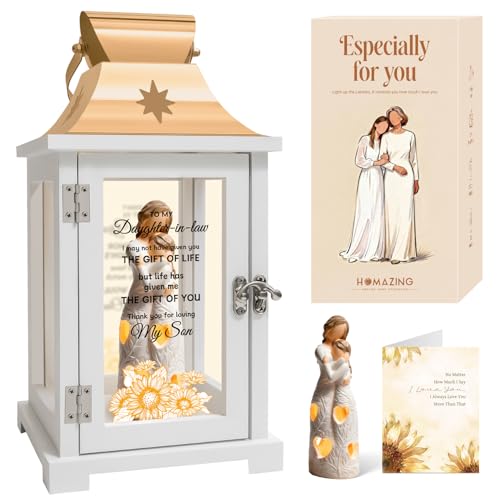Daughter in Law Mothers Day Lantern Gift from Mother in Law to My Daughter in Law Figure...