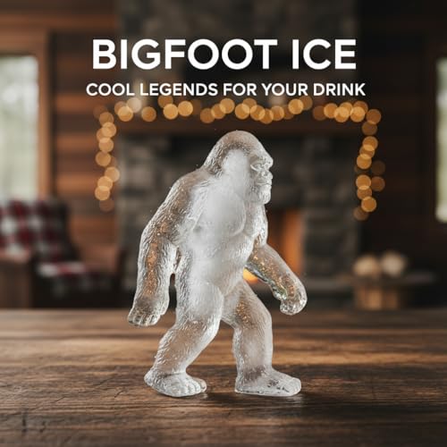 Molde de silicona para cubos de hielo huella de Bigfoot miniatura 2