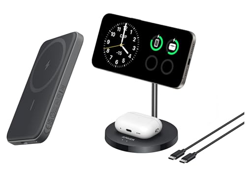 Anker 621 Magnetic Portable Charger (MagGo), 5,000mAh Wireless Power Bank