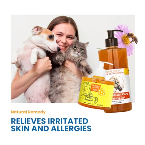 bleumarine Bretania Pferdebalsam Pferd Propolis Gel Propolis tinktur Salbe Muskle Für irritierte, gerötete Haut oder für Hautekzeme, 500 ml