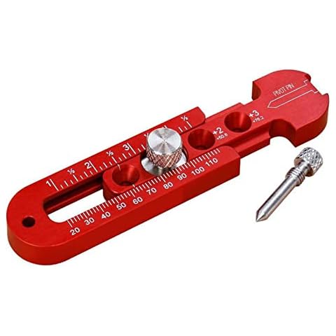 Woodworking Aluminum Alloy Circular Drawing Tool, Fixed-Point Marking Gauge Woodworking Compass Scribe Adjustable Drawing Circle Ruler Drawing Ruler Carpenter Tools (Arc head) Cover