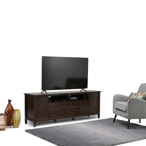 SIMPLIHOME Warm Shaker TV Stand