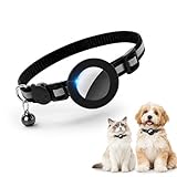 Cat GPS Tracker No Subscription Required, Real Time GPS Cat Tracker Collar Compatible with Android & iOS, Waterproof Pet Tracker for Cats Dogs, No Monthly Fee Tracking Device with Reflective Collar