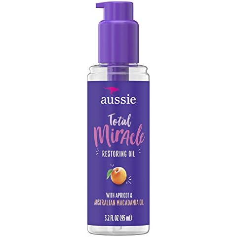 Aussie Total Miracle Restoring Oil, With Apricot 3.2 Fl Oz, 3.2 Oz Cover