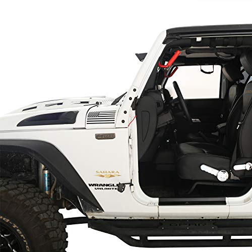 V8 God Wrangler Jk Foot Pegs Door Rest Pedals For Jeep Wrangler 2007-2018 Jk Jku Accessories - 1 Pair #TOP1