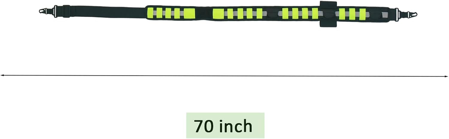 Radio Holster Shoulder Strap with Reflective Safety Strip,Moveable Mic Holder for Polices Firefighter EMS EMT
