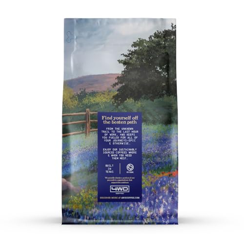 4WD Coffee Blue Hill Café Orgánico en Grano Tostado Suave 12 oz miniatura 2