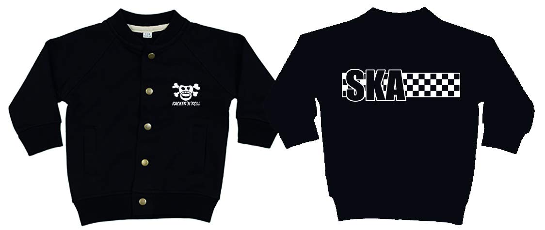 Racker-n-RollSKA Baby Sweat Jacket Black