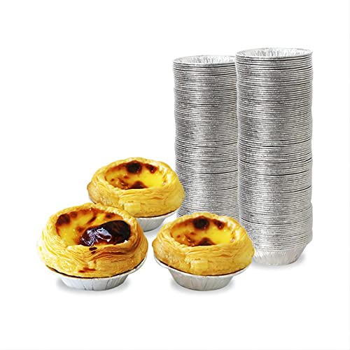 Bimiget Silver Aluminum Foil Tart Pan 2.67 Inch cover
