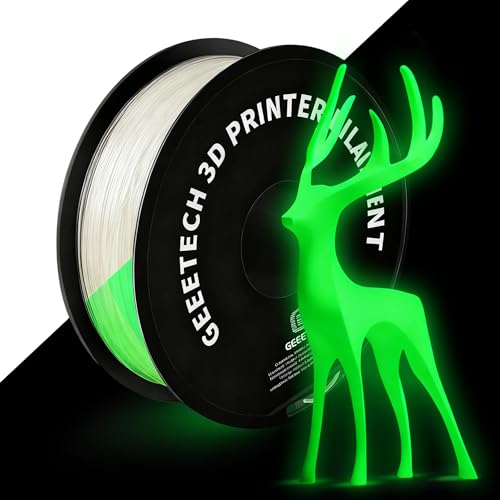 Image of Geeetech Glow in The Dark PLA Filament 1.75mm Glow Green 1KG for Bambu AMS