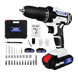 DayPlus 21V Cordless Drill Set White