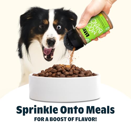 Image of Barkbox Moo Bueno! Beef Liver Dry Dog Food Topper | High Protein Meal Enhancer for Large & Small Breeds | Sprinkle Over Any Kibble