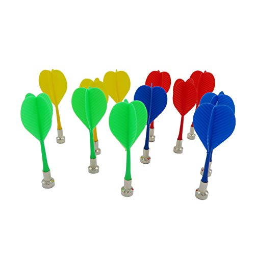 DODOGA Magnetic Darts for Magnet Dartboard Dart Board, Replacement Dart Game Safety Plastic Darts(12pcs)
