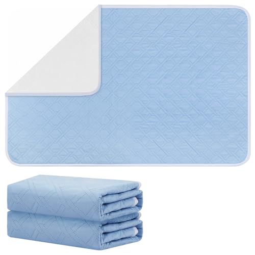 Fefod Inkontinenzunterlage 80x120cm, wasserdichte Bett, Saugfähige Krankenunterlagen - waschbar, atmungsaktiv - Krankenunterlage für Menschen mit...