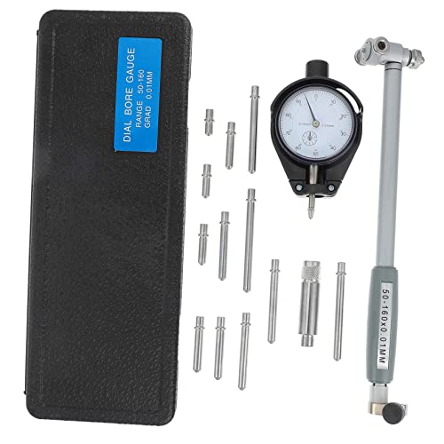 Veemoon 1set Precision Manual Bore Gauge Tool Flexible Indicating Cylinder Gauge Measuring Tool for Engine and Industrial Applications