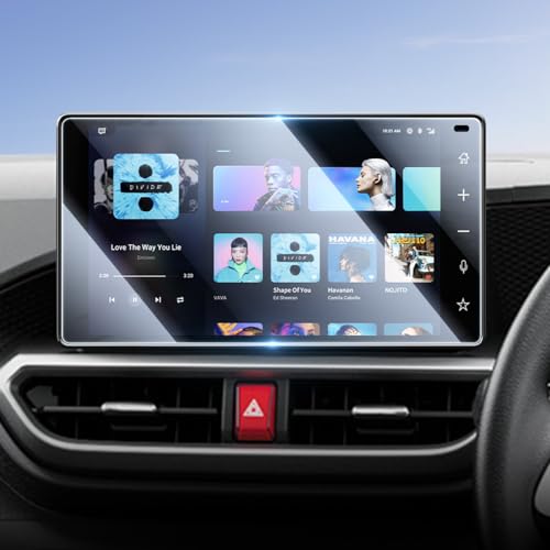 Lamicall トヨタ ライズ ルーミー専用 ナビ保護ガラスフィルム 9インチ 1:1高精度カット 高透過率 9H強化ガラス フィルム 傷防止 高感度タッチ 撥水撥油 液晶保護フィルム 耐衝撃 反射防止 画面保護シート 自己吸着 貼付け簡単 スクリーン プロテクター カーナビ アクセサリー