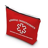 WCGXKO First Aid Kit Adrenal Insufficiency Emergency Life Saving Medications Inside Medical Alert Bag (Adrenal Insufficiency CA)