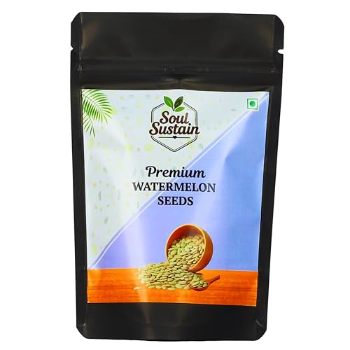 Image of Watermelon Seeds Raw Superfood (150 GM) - Plant Protein Boost, Rich in Fiber & Healthy Fats, Heart & Bone Support, Snack or Recipe Toppers, Smoothies, Salads, Baking, Nutritious Seeds for Daily Use