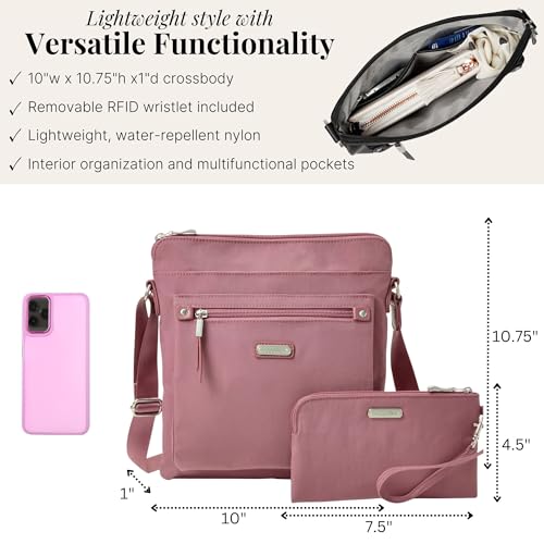Image of Baggallini womens Go Bagg With Rfid Phone Wristlet