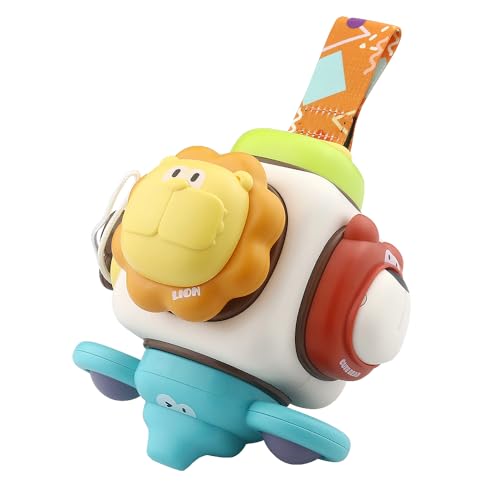 caterbee Baby Stroller Hanging Toy, Clip n Go Mobile Multi-Activity toy, Safe Teething Features (Animal)