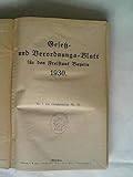 fc bayern spieler nr 11  Gesetz- und Verordnungs-Blatt für den Freistaat Bayern 1930. Nr. 1 bis einschließlich Nr. 39