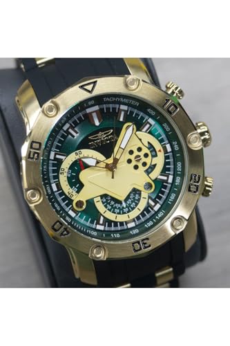 Image of Invicta Men's 23425 Diver's 200M Quartz Multifunction Green Dial Watch