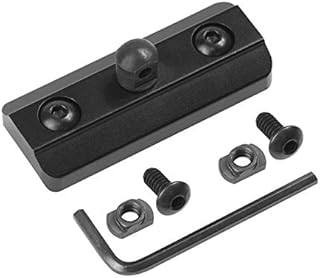 Xaegistac MLOK Bipod Adapter Mount Fits on Mlok System - Mlok Sling Stud - Includes 4 T-Nuts & 4 Screws and 1 Wrench (Mlok bipod Adapter)