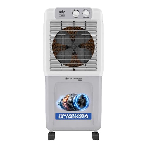 Image of OG STAR 55L Personal Air Cooler with Honeycomb Pads, 3-Speed Control, Water Level Indicator & Water Inlet Powerful Evaporative Cooler for Home, Office & Outdoor Use