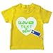 lepni.me Chemise pour Enfants Personnalisez Votre T-Shirt Phosphorescent avec Lumière Néon Cadeau d'anniversaire Fête Festival Accessoires (9-11 Ans Jaune Glow in The Dark)