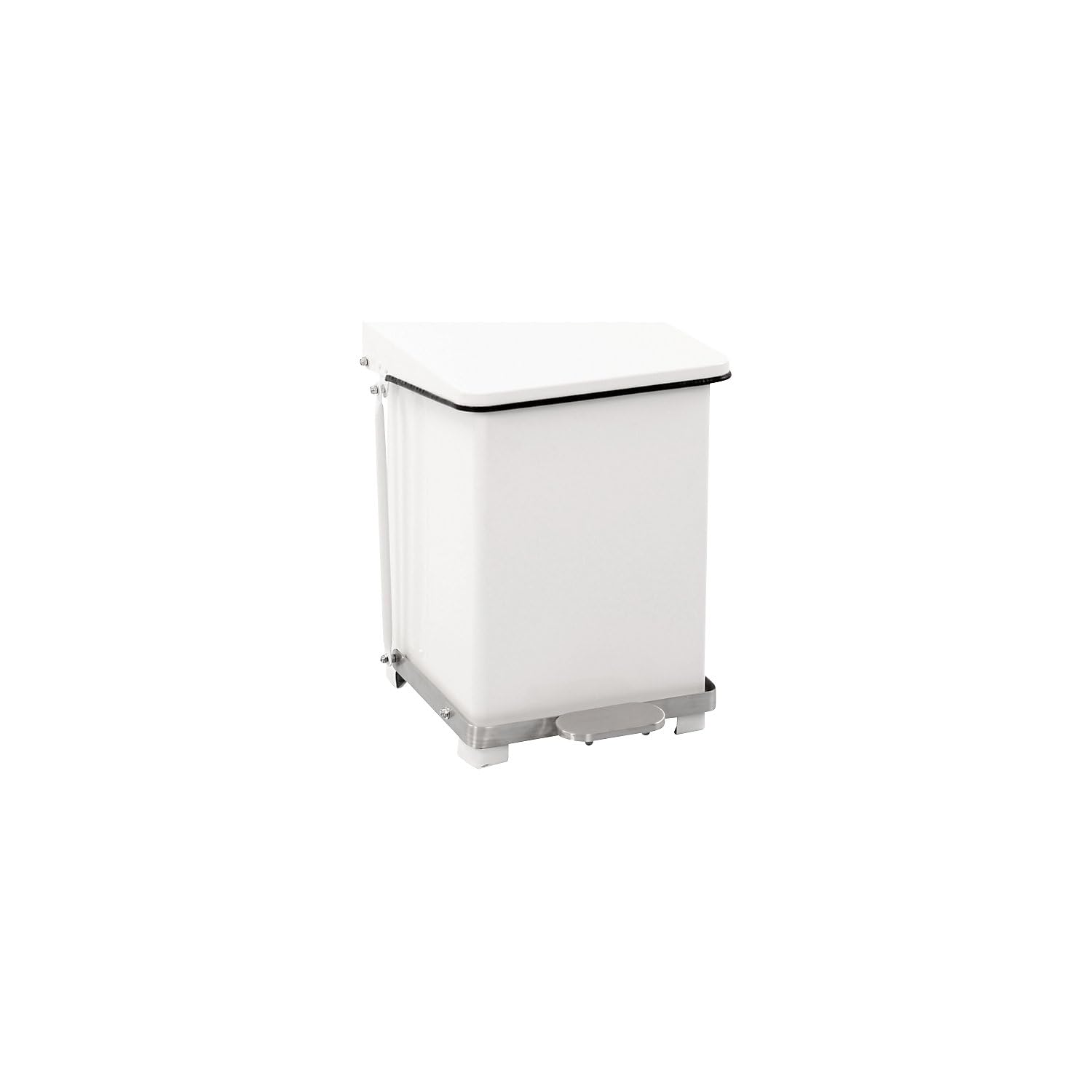 V-Part VB 058099 Professionale – Pattumiera a Pedale, 27 Litri, Bianco