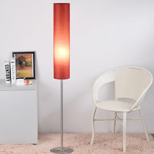 NSXBY Lampadaire à telaisie Verticale créative Moderne Simple Moderne, Lampe de Salon de décoration de décoration, Lampe du Salon,Rouge