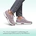 Orthofeet Women's Orthopedic Rose Knit Kita Hands-Free Sneakers, Size 9
