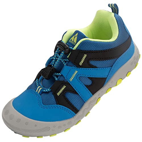 Mishansha Kinderschuhe Trekking Wanderschuhe Jungen Outdoor Halbschuhe Atmungsaktive Freizeitschuhe Leichte Walking Laufschuhe Blau S 33 EU