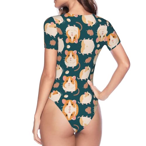 One Piece Swimsuit for All Women, Crewneck Monokini Bathing Suit4