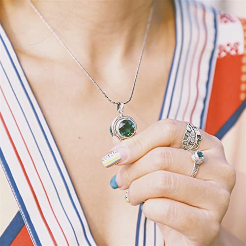 Collier cristal vert pour femme idéal pour illuminer vos soirées - 4