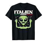 Italian Alien Italien Funny Italy Hand Gesture Men Women Kid T-Shirt