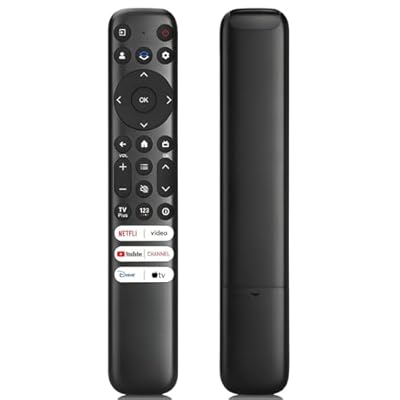 Replacement Remote Control for TCL Smart Google TV,Compatible with TCL QM8/QM7/S5/S4/S3/Q7/Q6/Q5 4K UHD HDR LED QLED QD-Mini LED Smart TVs