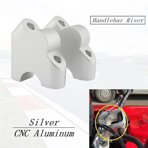 Elevador manillar S1000XR extensor de aluminio mecanizado CNC 4