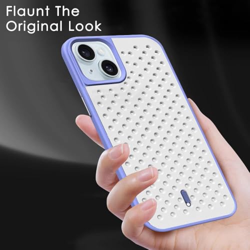 Image of Amazon Brand- Solimo Basic Case for Apple iPhone 15 (Silicone Purple)