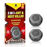 FERRIS | 2pk Ant Killer Bait Station Destroys Ants and their Nests | Ant Traps used Indoors, Kills Ant Colonies Use at Home & Garden | Strongest Control System - Clean and Easy to Use, Creates No Mess