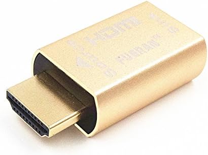 FUERAN Hdmi Edid Emulator Passthrough Dongle Eliminated Emulator Adapter 3rd Generrtion Work with Mac Thunderbolt to HDMI Switches/Extender/AV Receiver/Video Splitters -1280x800@60Hz-2pack