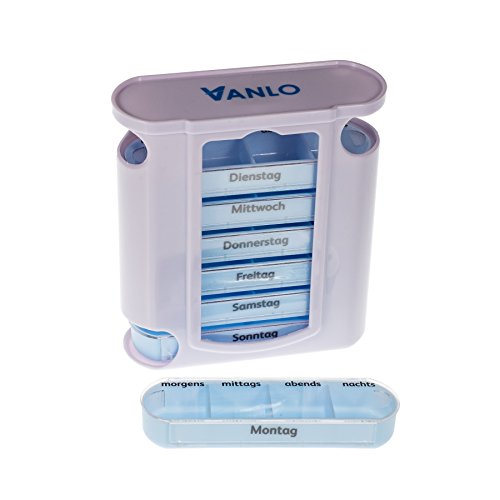 Vanlo - portapilloleTower, per 7 giorni con 4